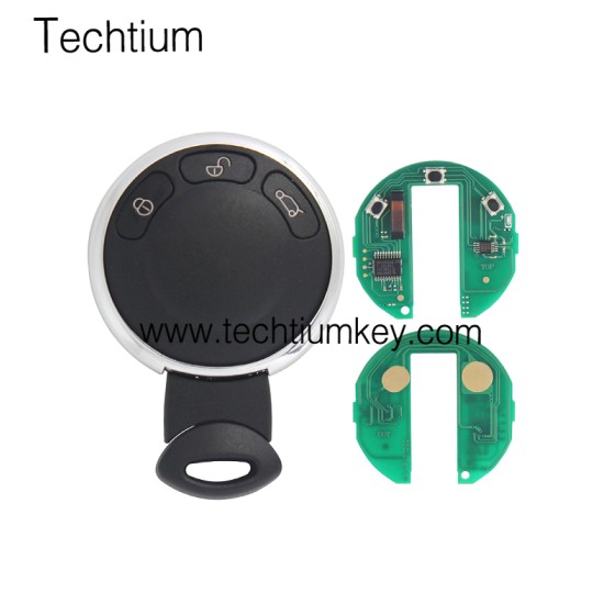 315Mhz FSK 7945&HITAG2(46)Chip FCC:kr55wk49333 Llave remota de 3 botones para BMW Mini